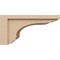Ekena Millwork 9"W x 18"D x 9"H Wide Warren Rough Cedar Woodgrain TimberThane Corbel, Primed Tan CORUR09X18X09WARRCPR - alternate 5